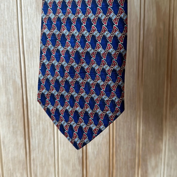 Samuel Broome - Royal Blue and Red Tie - Picture 3 of 3